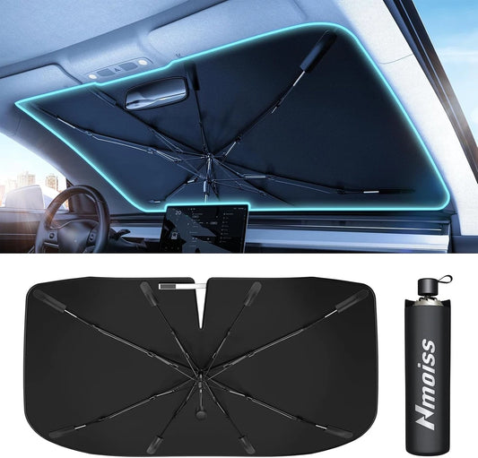 SolarShield Pro - Umbrelă auto pentru parbriz 125x65 cm