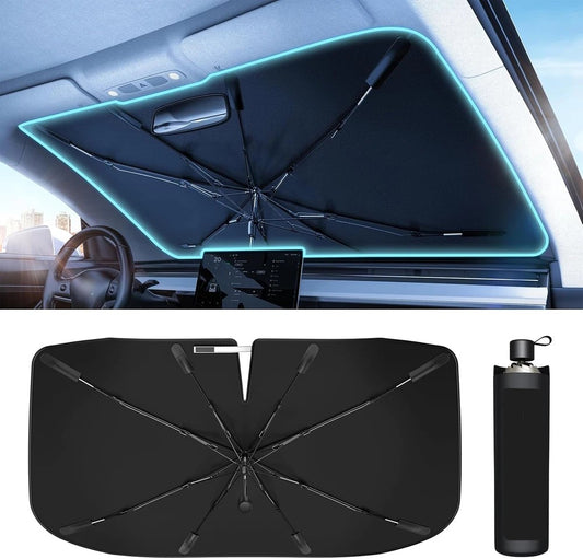 Solar ShieldPro - Umbrelă auto pentru parbriz - 125x65 cm